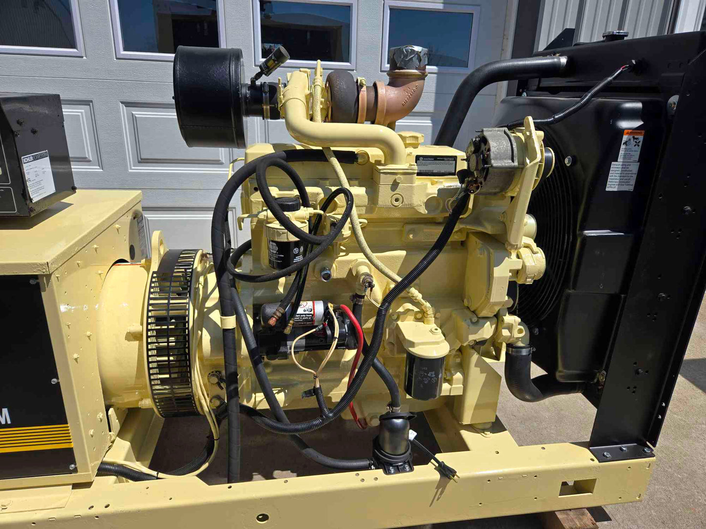 50KW 49KW Kohler 4045 John Deere Diesel Generator '02 812Hrs LOAD TESTED