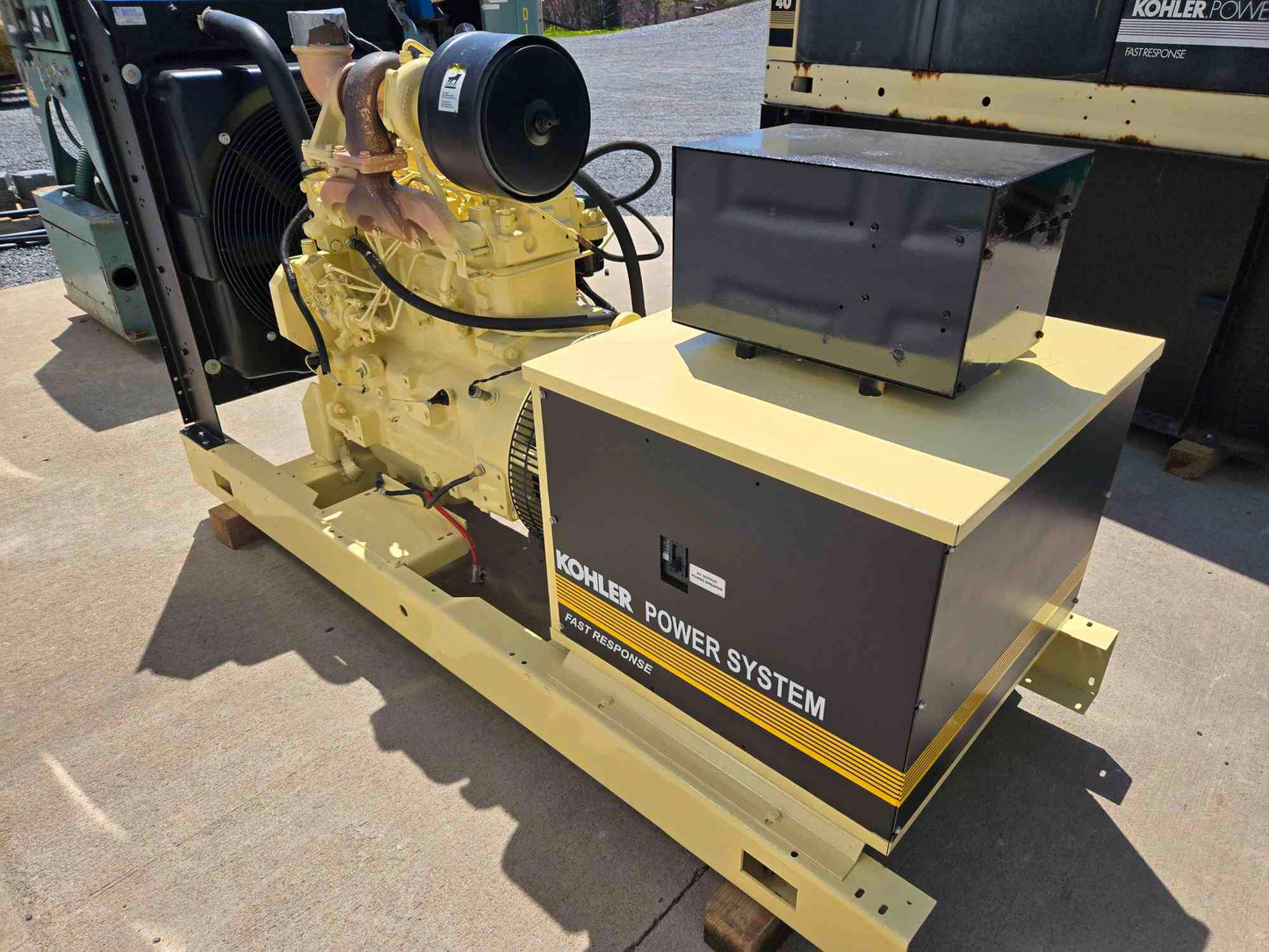 50KW 49KW Kohler 4045 John Deere Diesel Generator '02 812Hrs LOAD TESTED