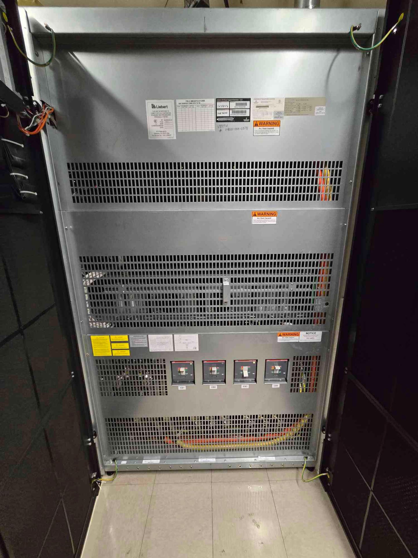 Emerson NX 200KVA UPS 480V w/ Battery Cabinet & Bypass '14