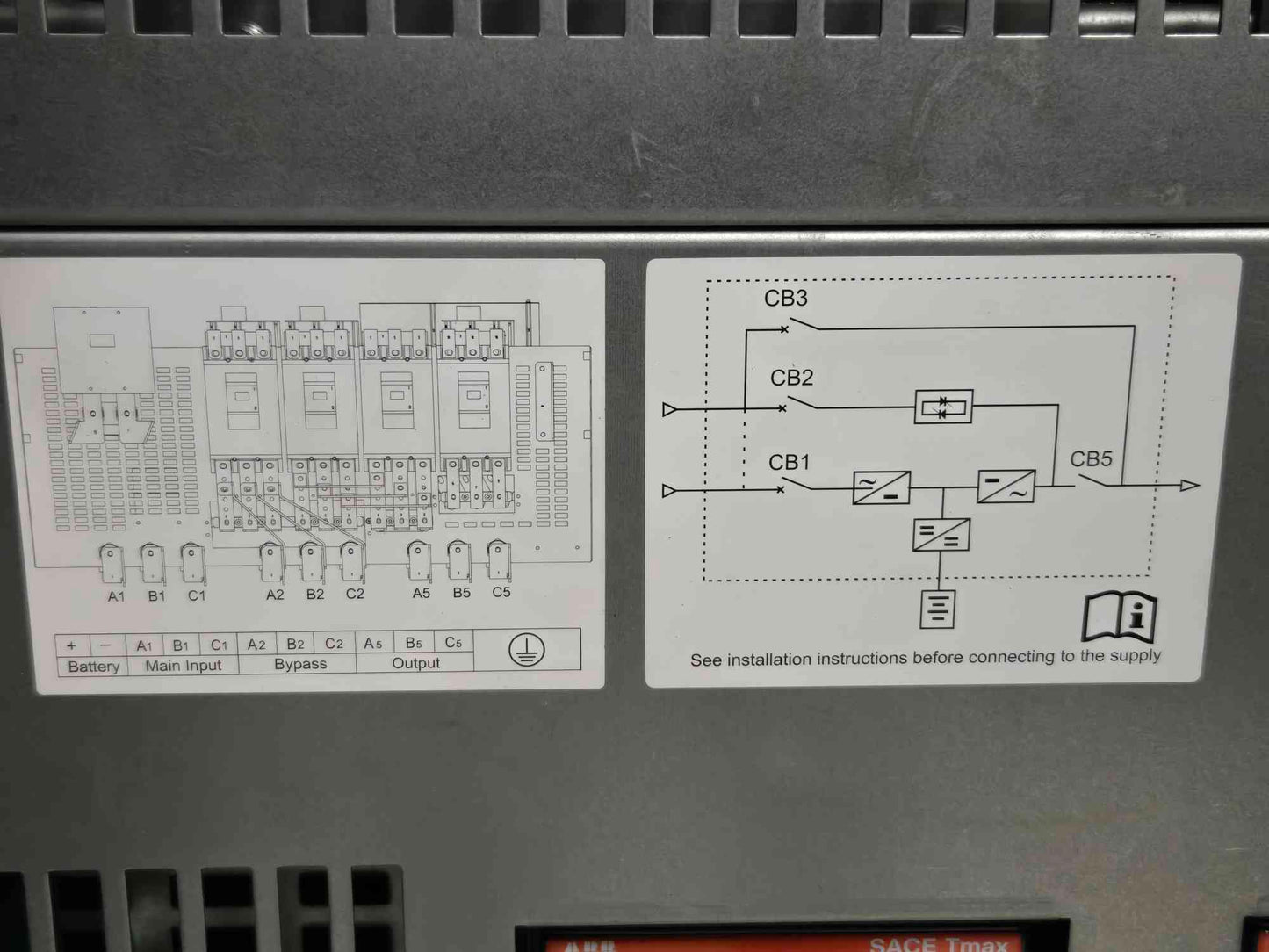 Emerson NX 200KVA UPS 480V w/ Battery Cabinet & Bypass '14