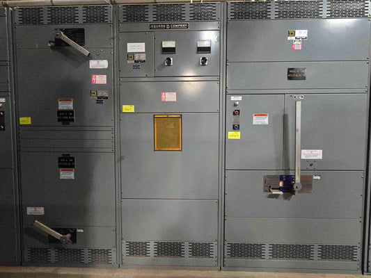 4000 Amp Square D 3 Section Switchgear 480Y/277