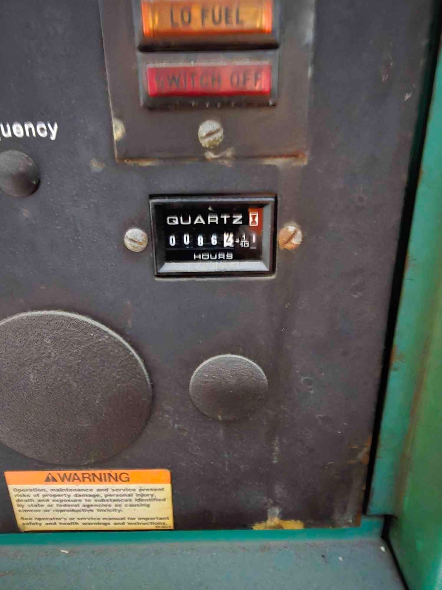 300KW Cummins NTA-855-G2 Diesel Generator 3PH 86hrs