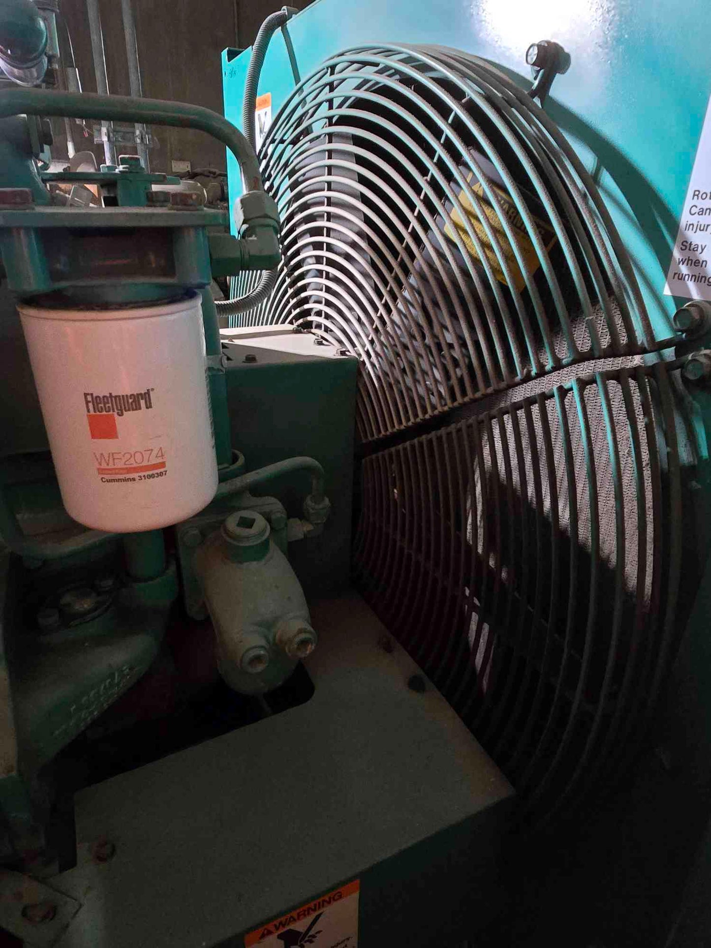 300KW Cummins NTA-855-G2 Diesel Generator 3PH 86hrs