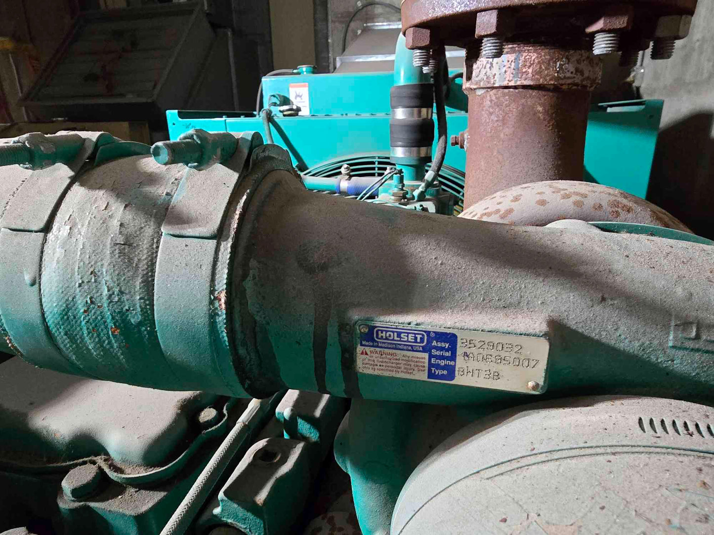 300KW Cummins NTA-855-G2 Diesel Generator 3PH 86hrs