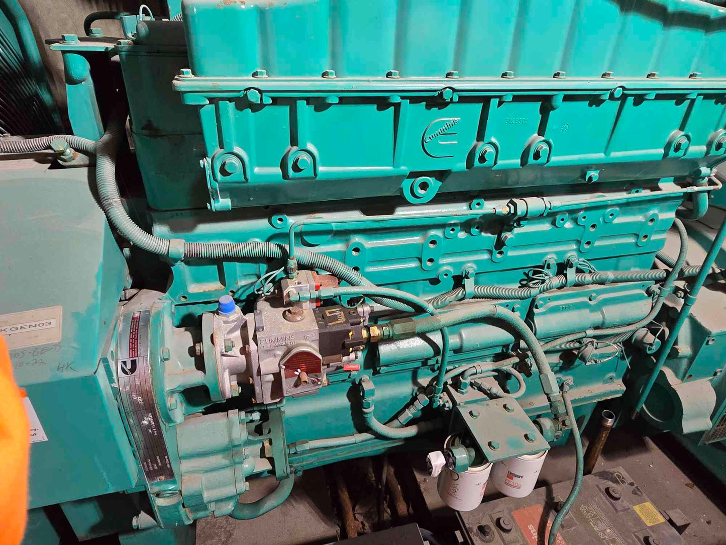 300KW Cummins NTA-855-G2 Diesel Generator 3PH 86hrs