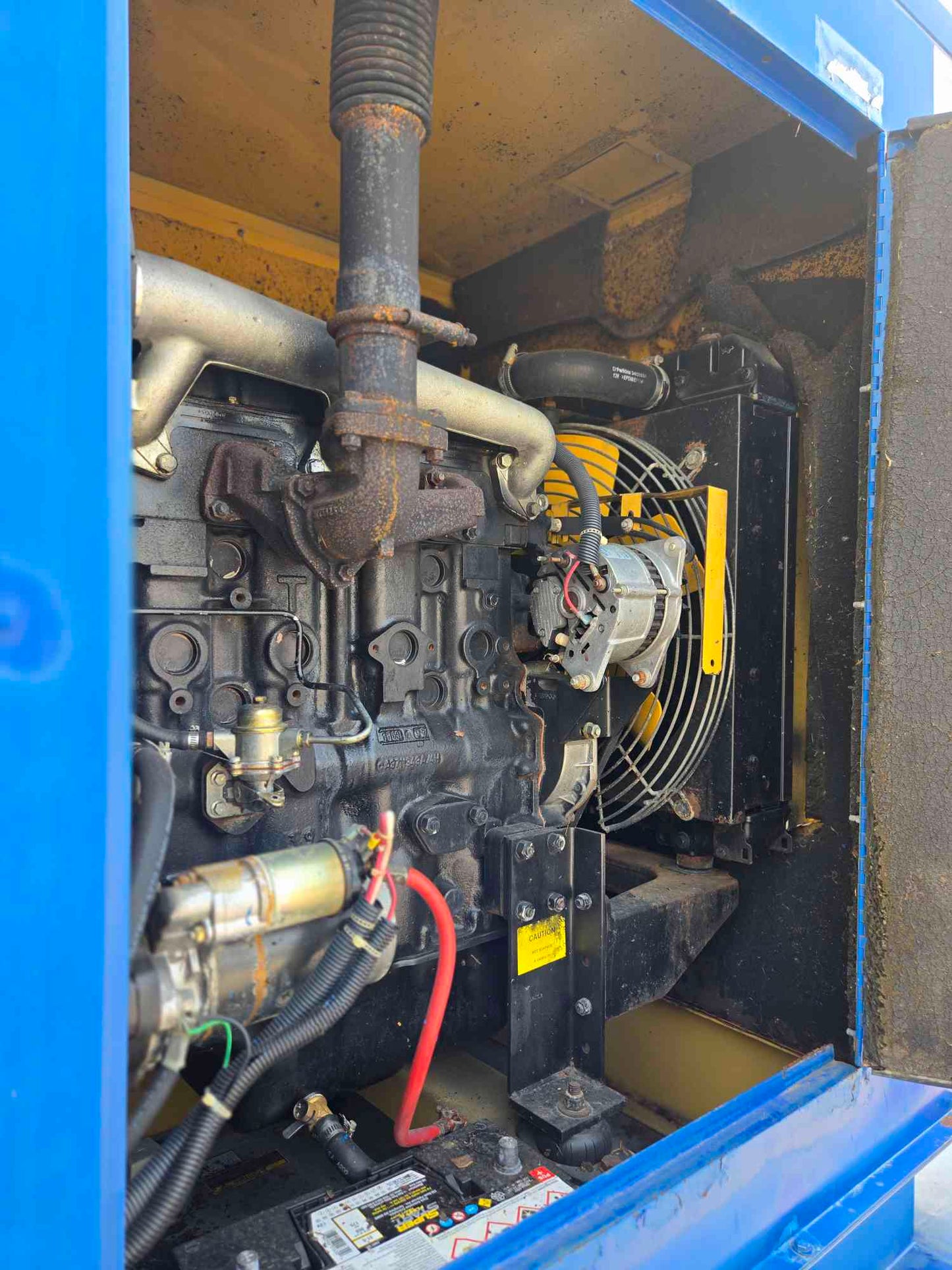 40KW Magnatek 4-236 Perkins Diesel Generator '98 620Hrs LOAD TESED
