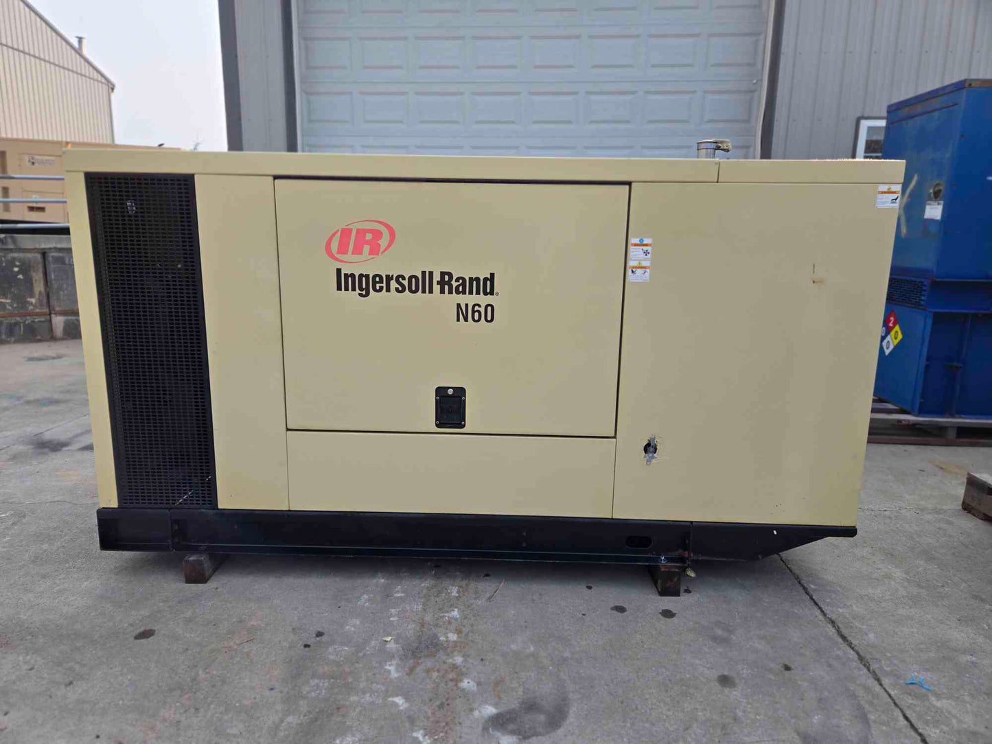 60KW Ingersoll Rand Generator 5.7L GM LP Nat Gas '05 245 Hrs TESTED