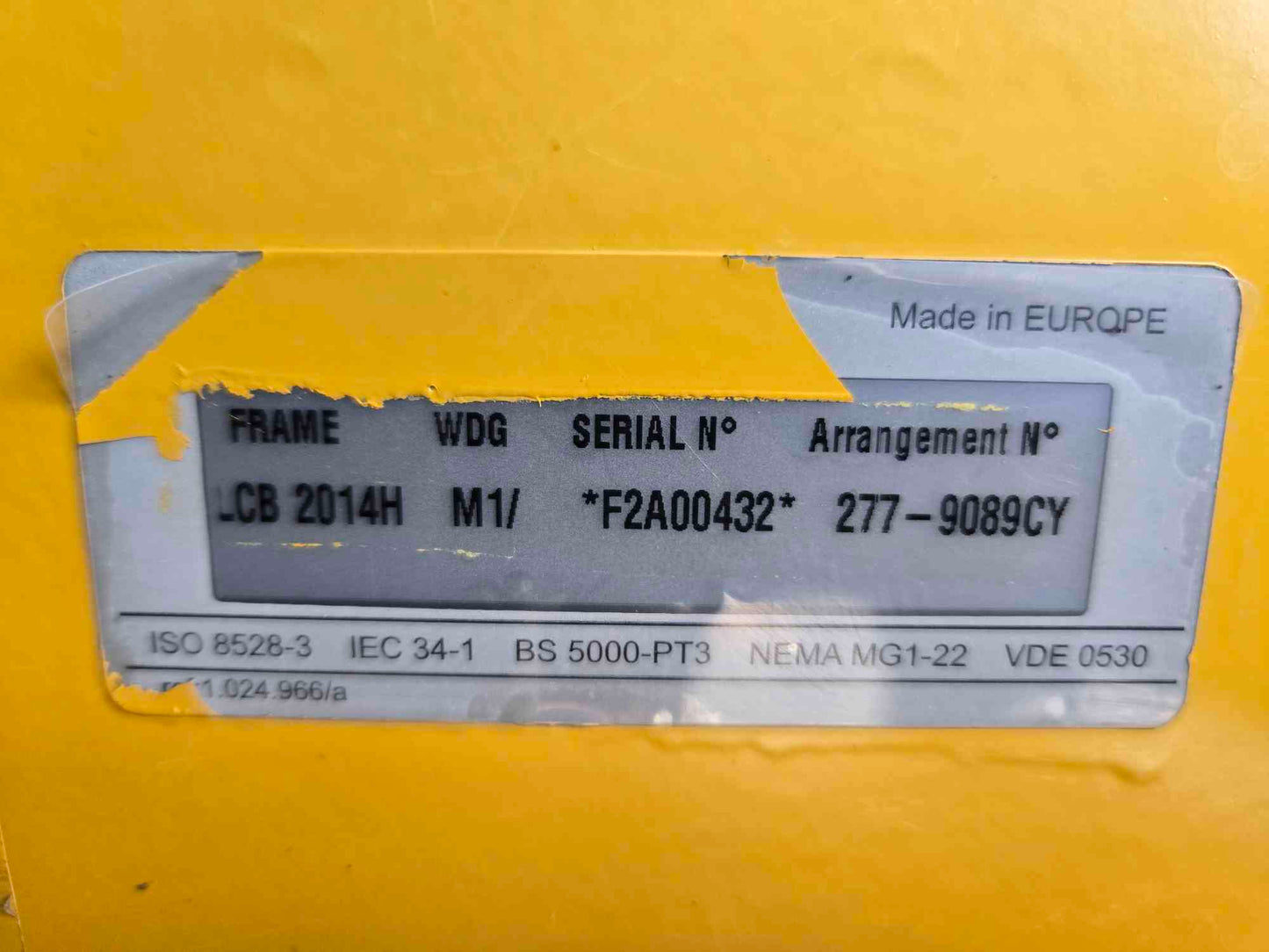 60KW Ingersoll Rand Generator 5.7L GM LP Nat Gas '05 245 Hrs TESTED