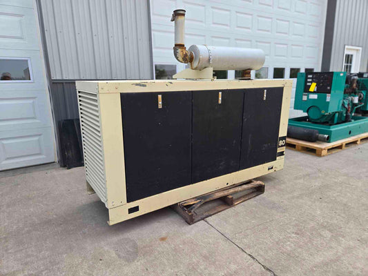 80KW Kohler 5.9L Cummins Diesel Generator '89 1802 Hrs TESTED