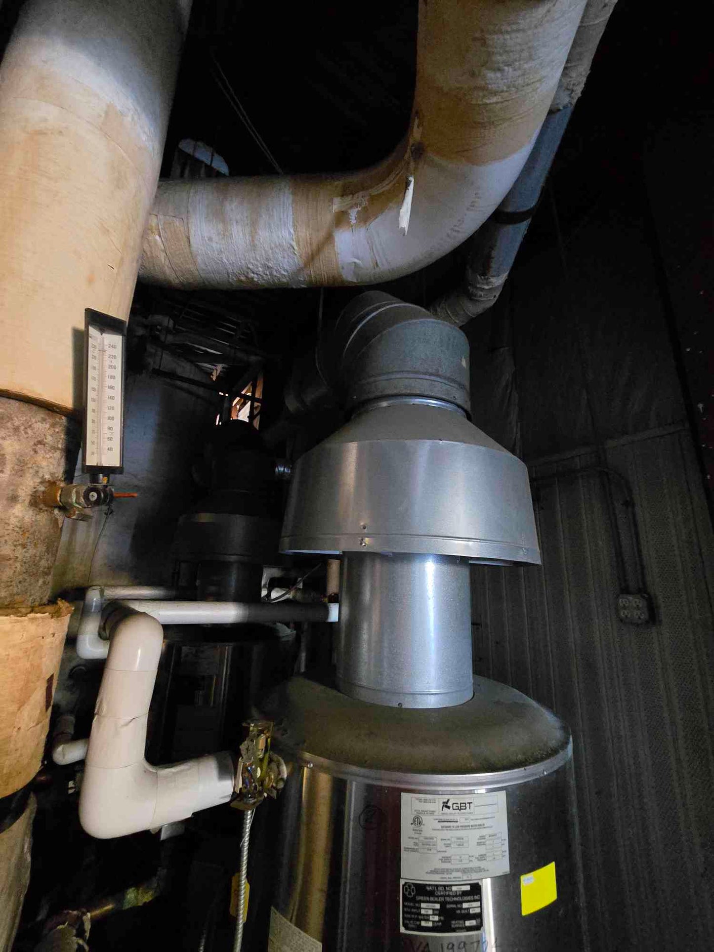 1,200,000 BTU Green Boiler Technologies A2B120NG NG Low Pressure Water Boiler 120V