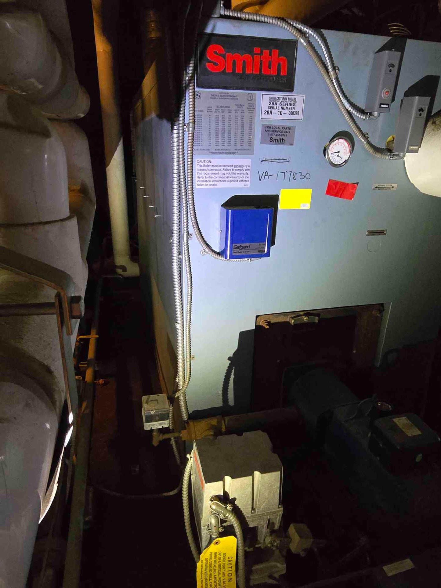 Smith Power 28A Series Flame Burner Nat Gas C2-G-20B-HBS-9 Cast Iron Boiler