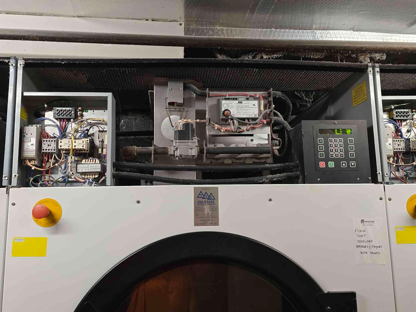 Milnor American Dryer Commercial Dryer Model MLG-130 120Lbs Cap