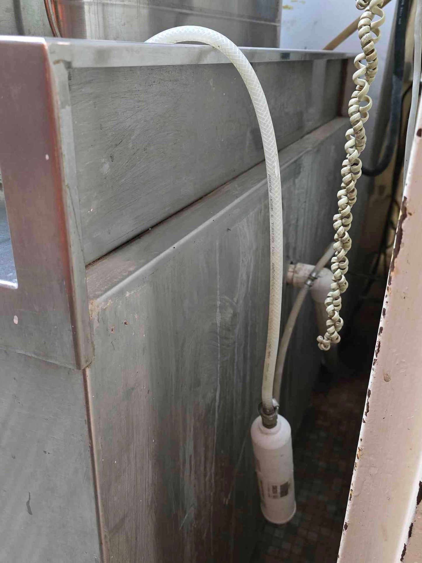 Commercial Beverage Cart With Drain Cafeteria Stainless Steel