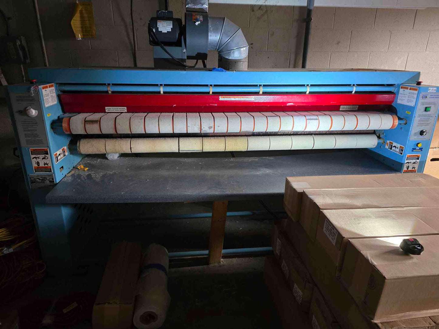 Chicago Flatwork Ironer, Model Comet 80 120v, 60 Cycle, 1Ph