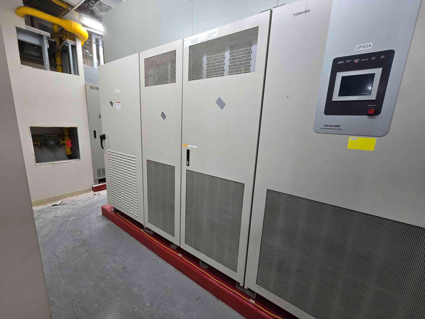 750KVA Toshiba UPS G8000MM UPS 480v '07 T8MS3 K75 (SKU: 111500)