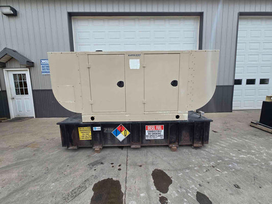 60KW Katolight Generator 4045T John Deere Diesel 1&3Ph 319Hrs '04 TESTED