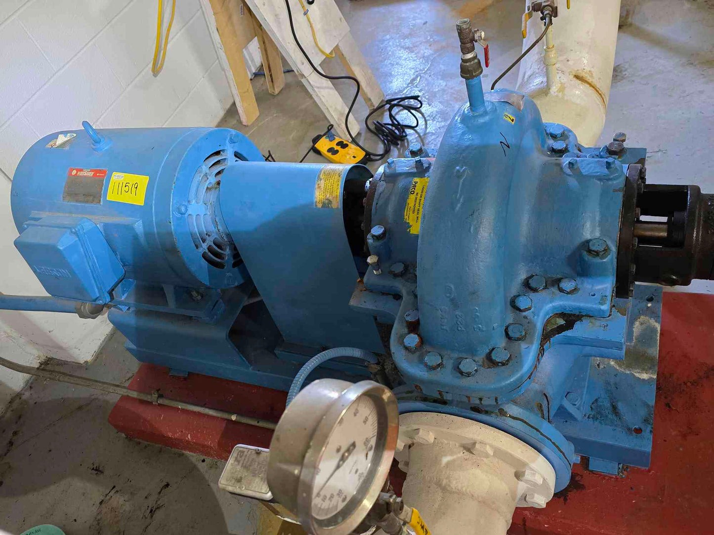 30HP Leeson WattSaver Motor and Pump  N286T17DB8A 3PH (SKU: 111519)