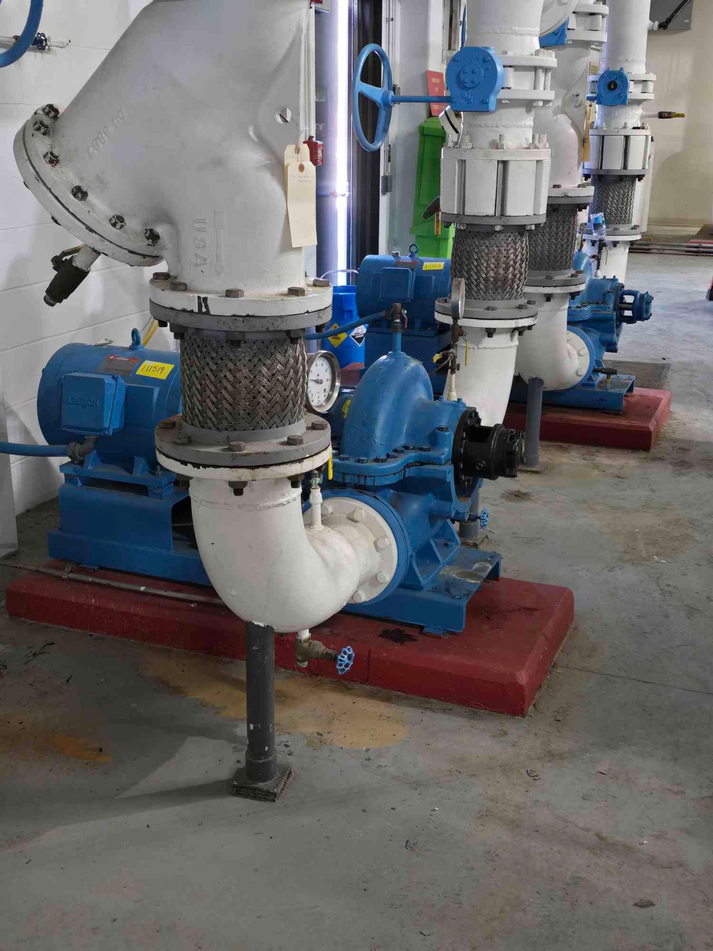 30HP Leeson WattSaver Motor and Pump  N286T17DB8A 3PH (SKU: 111519)