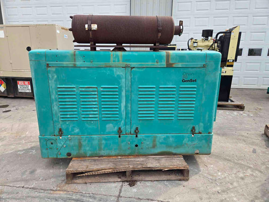 30KW Onan Ford Nat Gas LP Generator '90 1&3PH 871 Hrs Tested