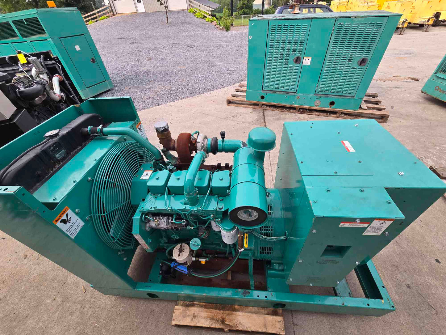 60KW Cummins Onan 4BT Diesel Generator '89 307 Hrs TESTED
