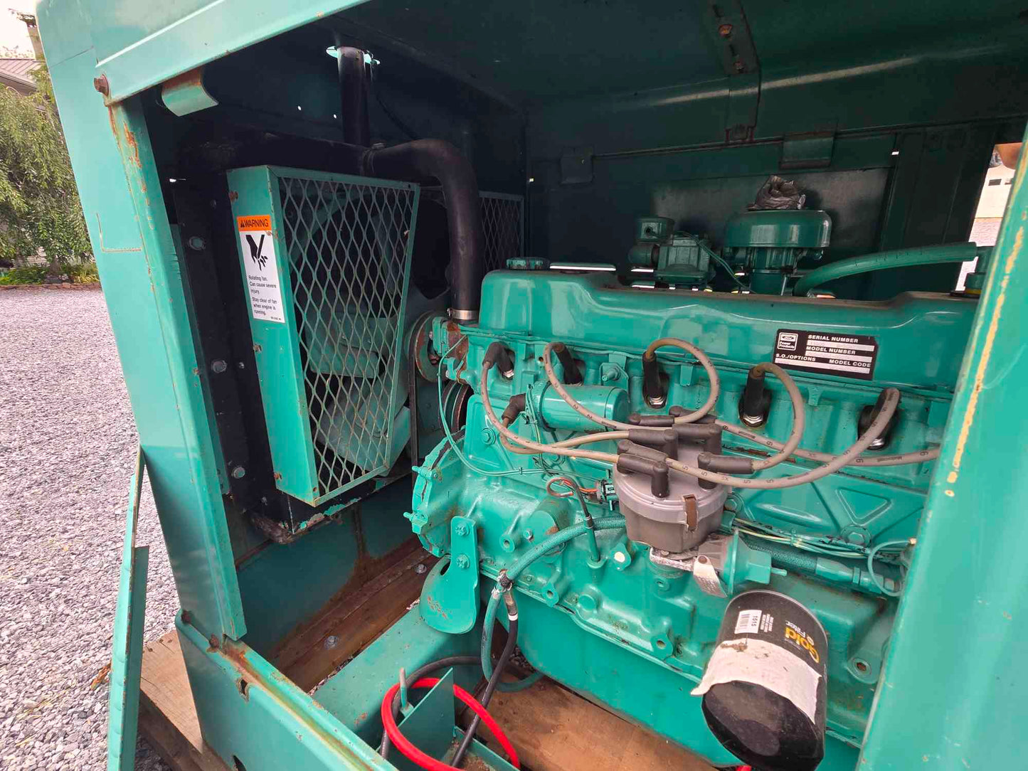 45KW Onan 300 Ford Nat Gas LP Generator '86 1495 Hours Tested
