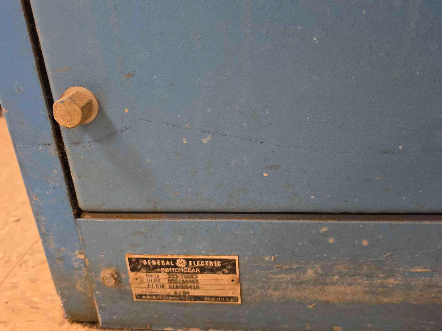 1600A GE PowerBreak Switchboard 480/277V 3PH 4 Wire 2 Breaker TP1616TTCR