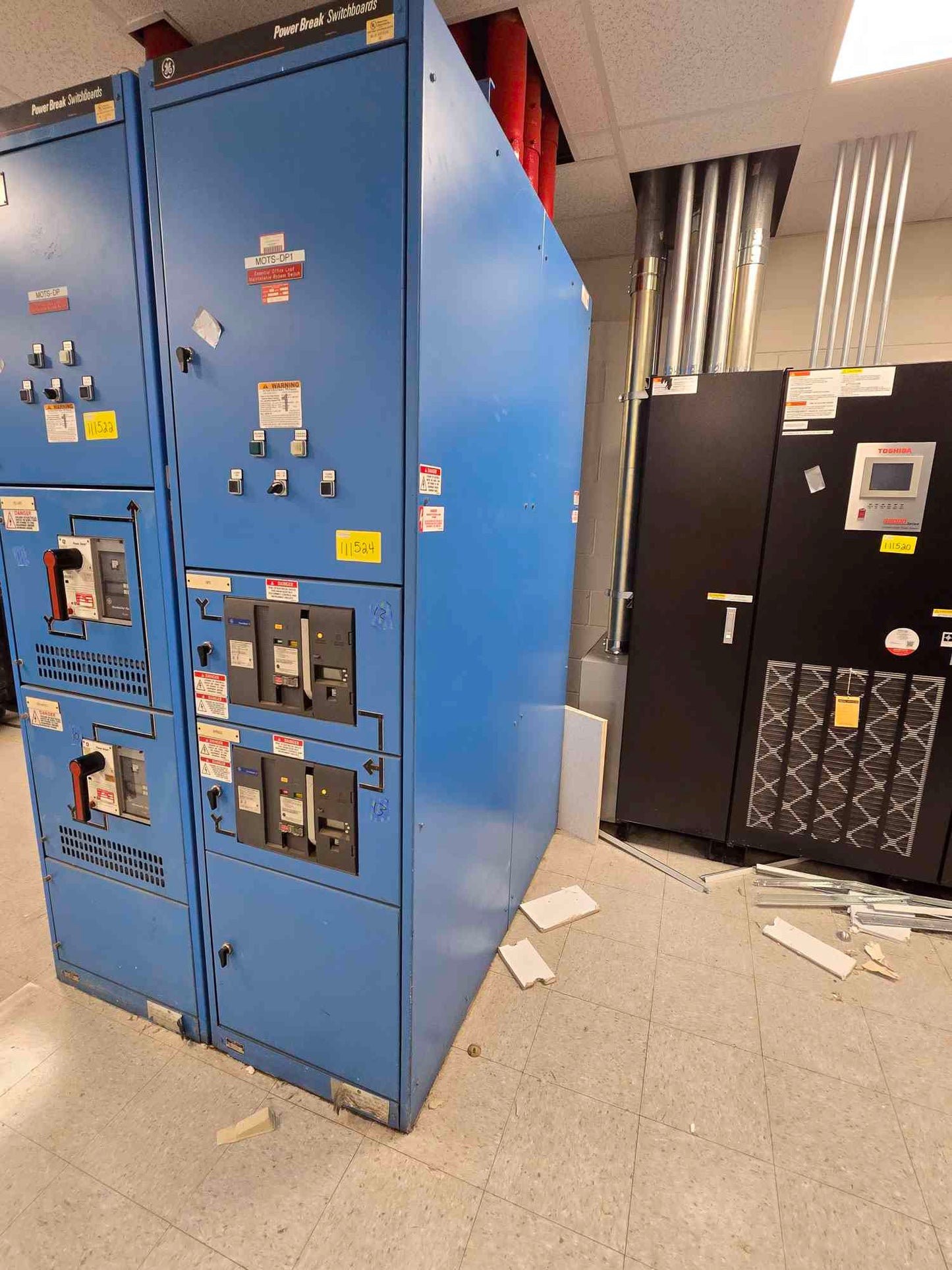 1600A GE PowerBreak II Switchboard 480/277V 3PH 4 Wire 2 Breaker SSD16B216