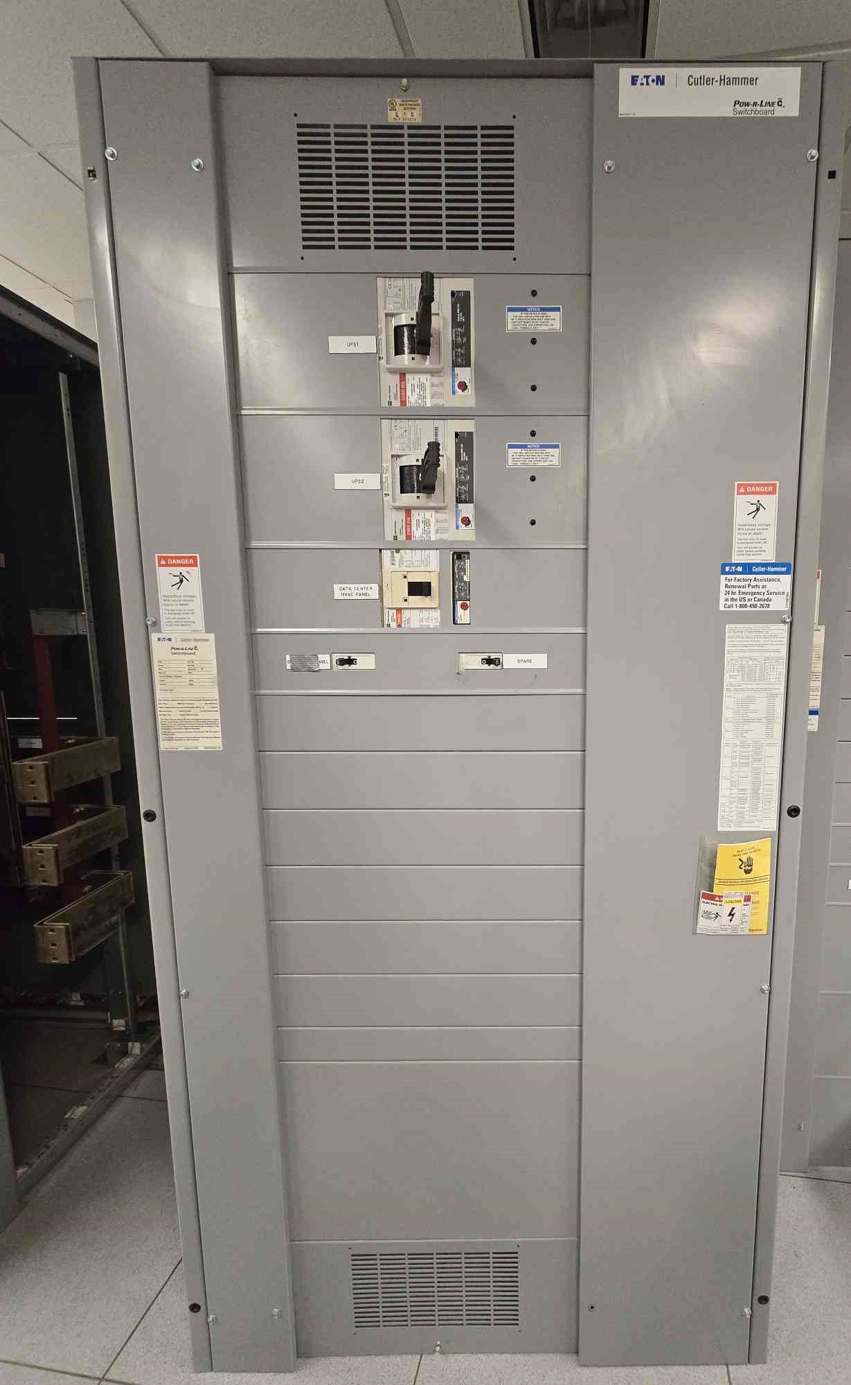 2000A Pow-R-Line Switchgear 480V 3Ph 2 Section Magnum DS Main MDS620 (SKU: 110230)