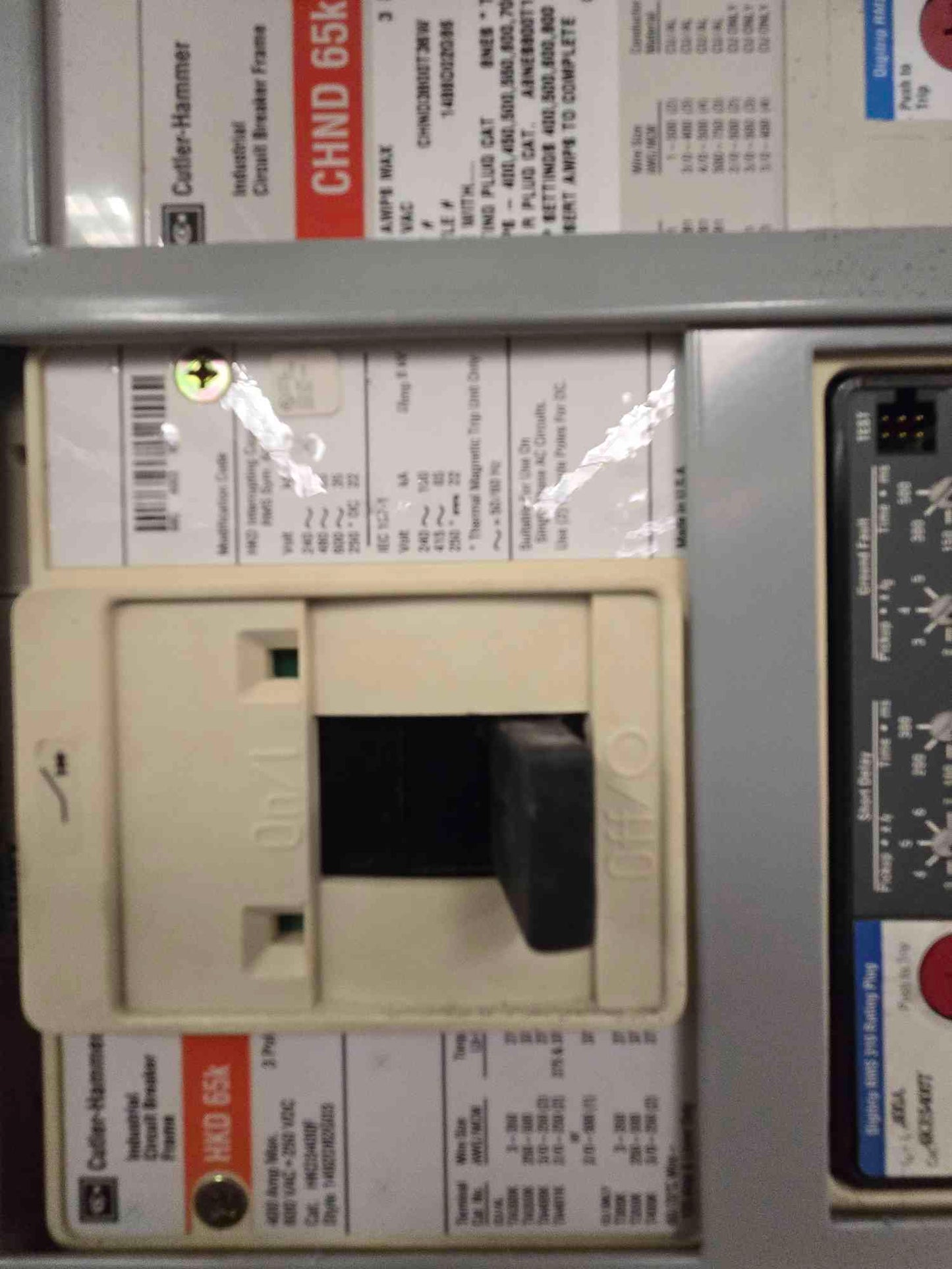 2000A Pow-R-Line Switchgear 480V 3Ph 2 Section Magnum DS Main MDS620 (SKU: 110230)