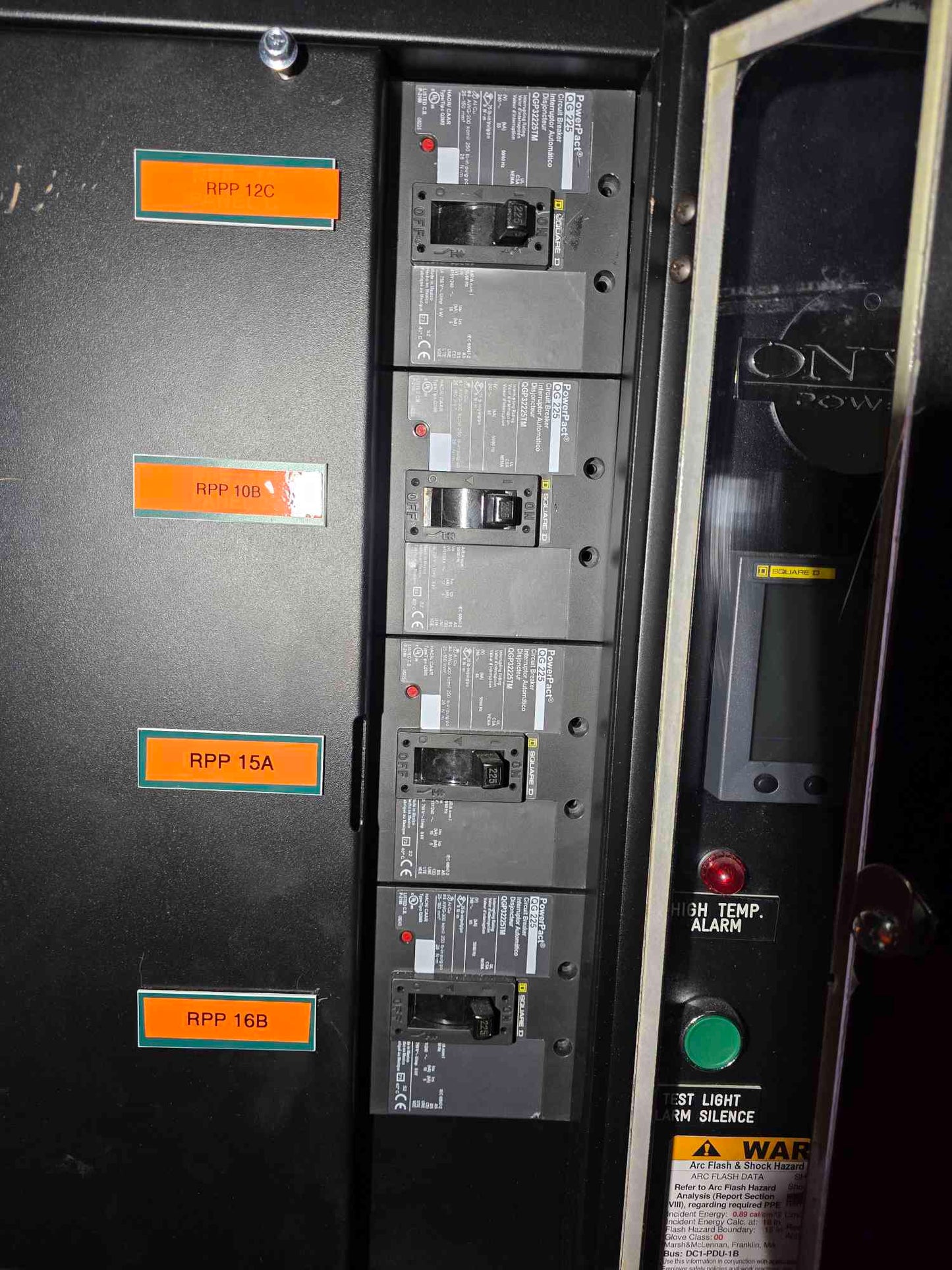 150Kva Onyx PDU 480x208/120 System W/ 225A Power Pact Breakers And Main (SKU: 111631)