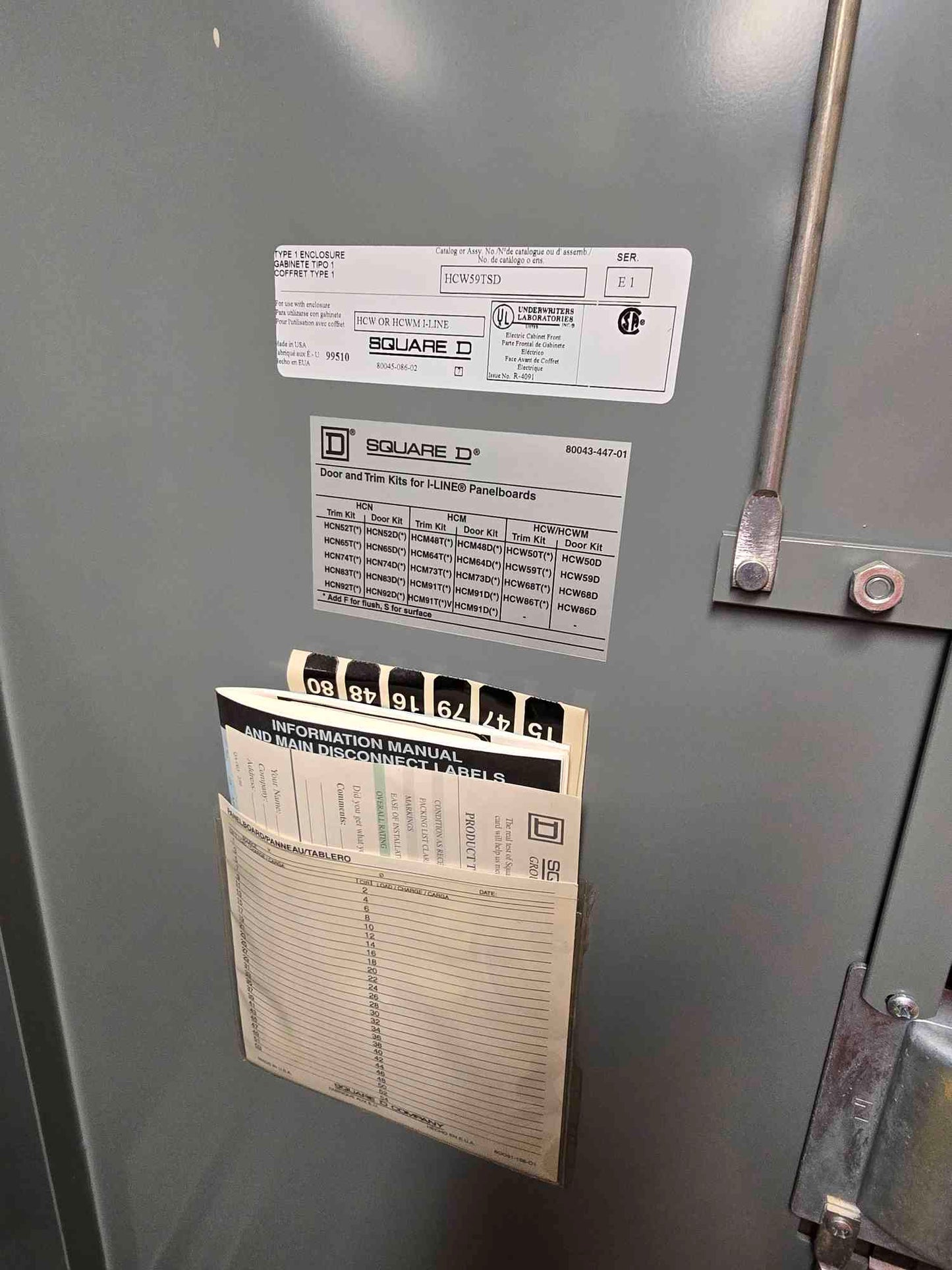 800A Square-D I-Line Panelboard HCW23598 3PH MLO with Breakers