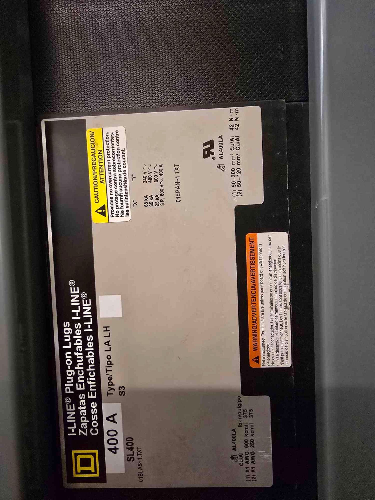 800A Square-D I-Line Panelboard 480V - 600V MAX HCM 6892-8