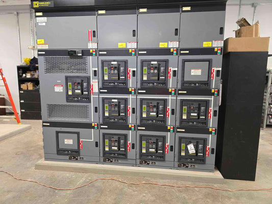 Square D Power-Zone 4 Switchgear 4000A Main NW40H2 & 8x NW16H2 1600A Breakers - Cell 3
