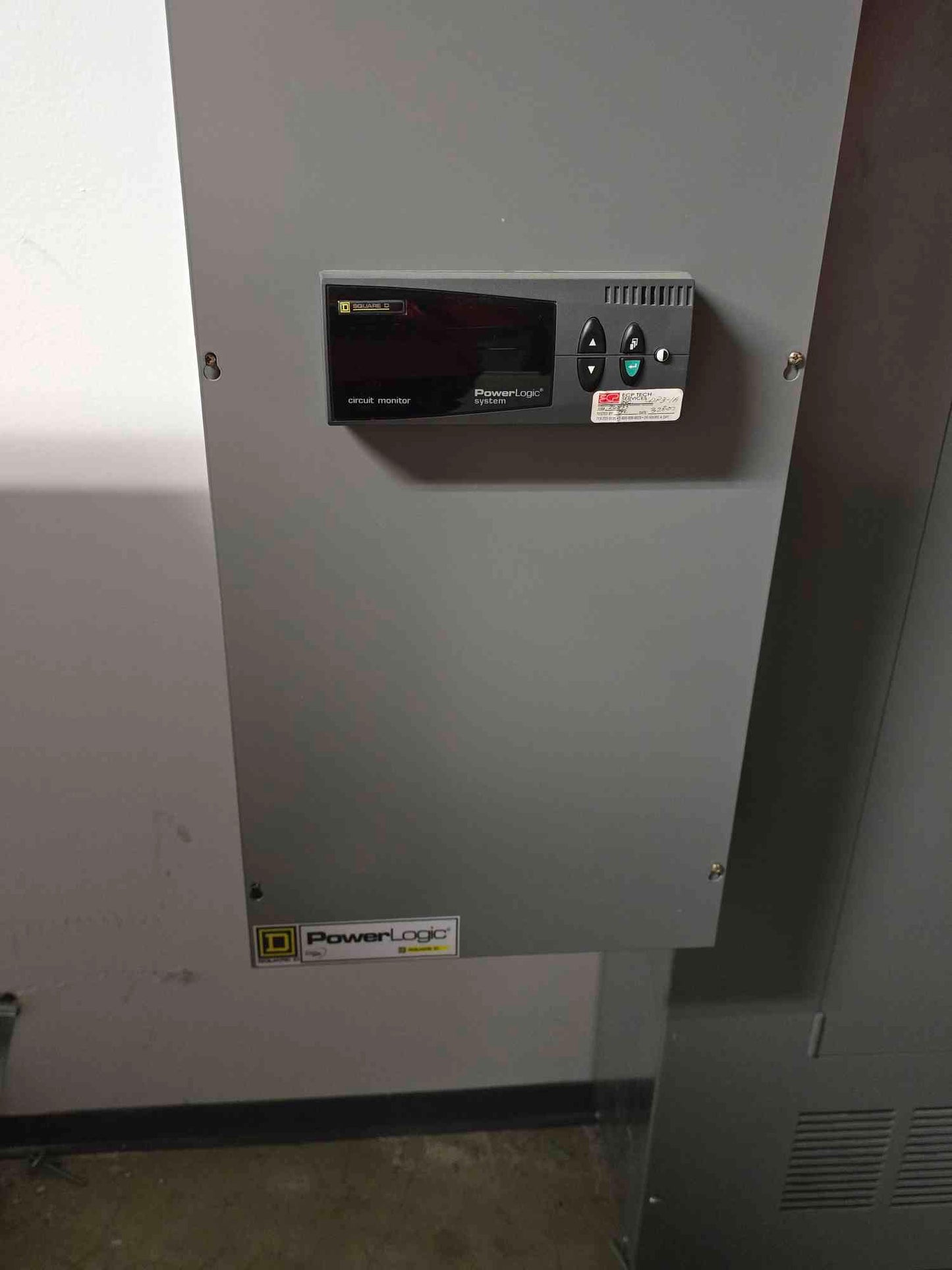 Square D Power Logic Monitoring System - Cell 3