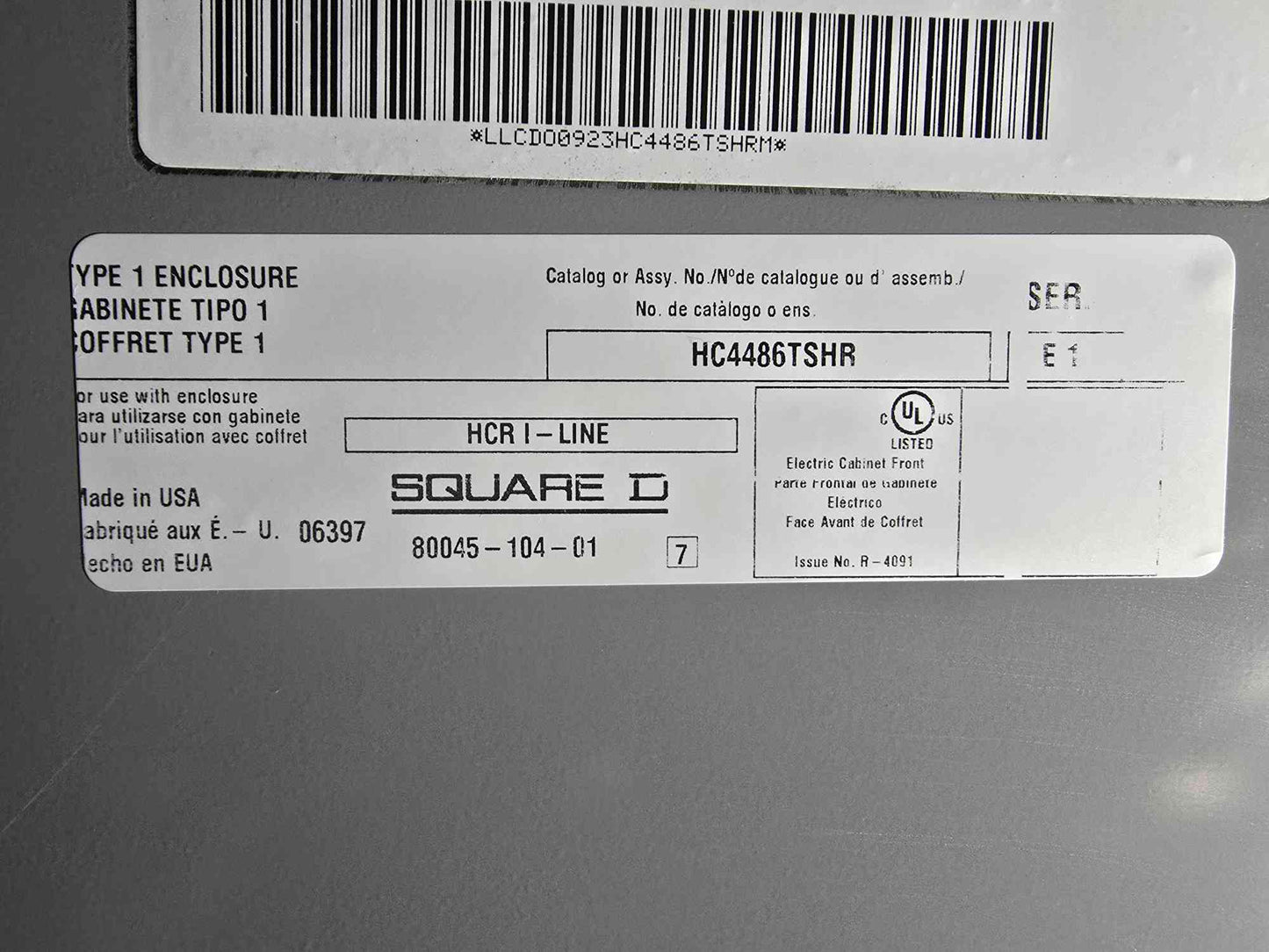 1000A I-line Square D Distribution Panelboard 1xRG1000 & 4xPG400 Breakers 208/120v - Cell 3