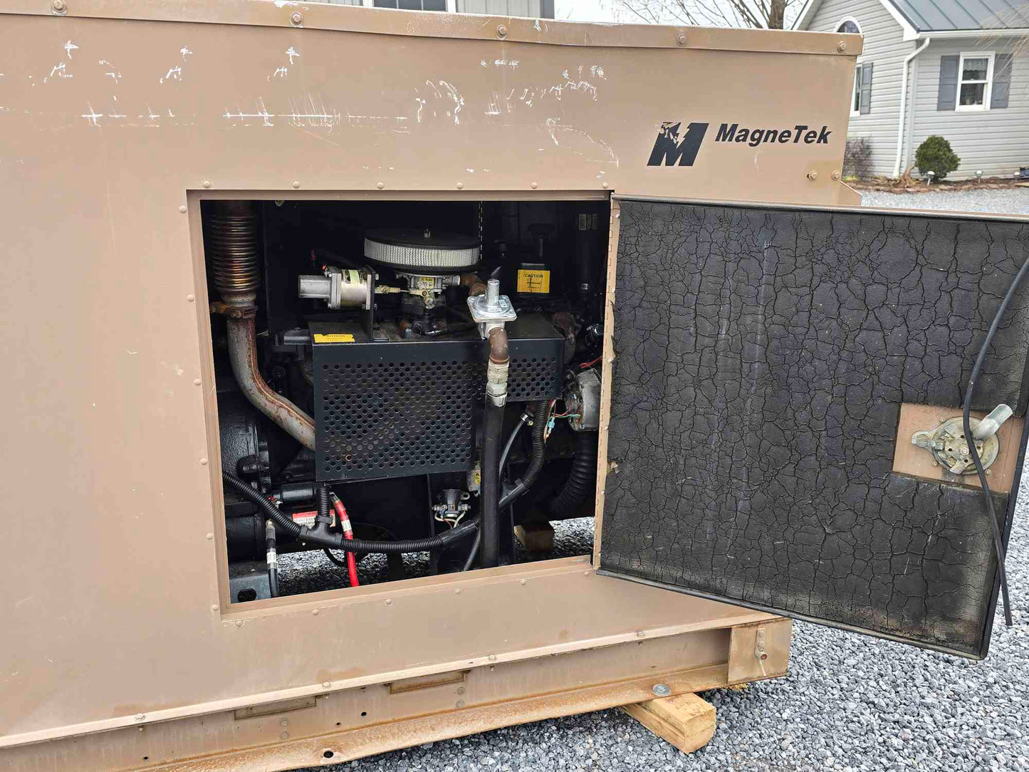 40KW Magnetek RLS500 Ford NG/LP Generator 1&3PH '98 1000HRS TESTED