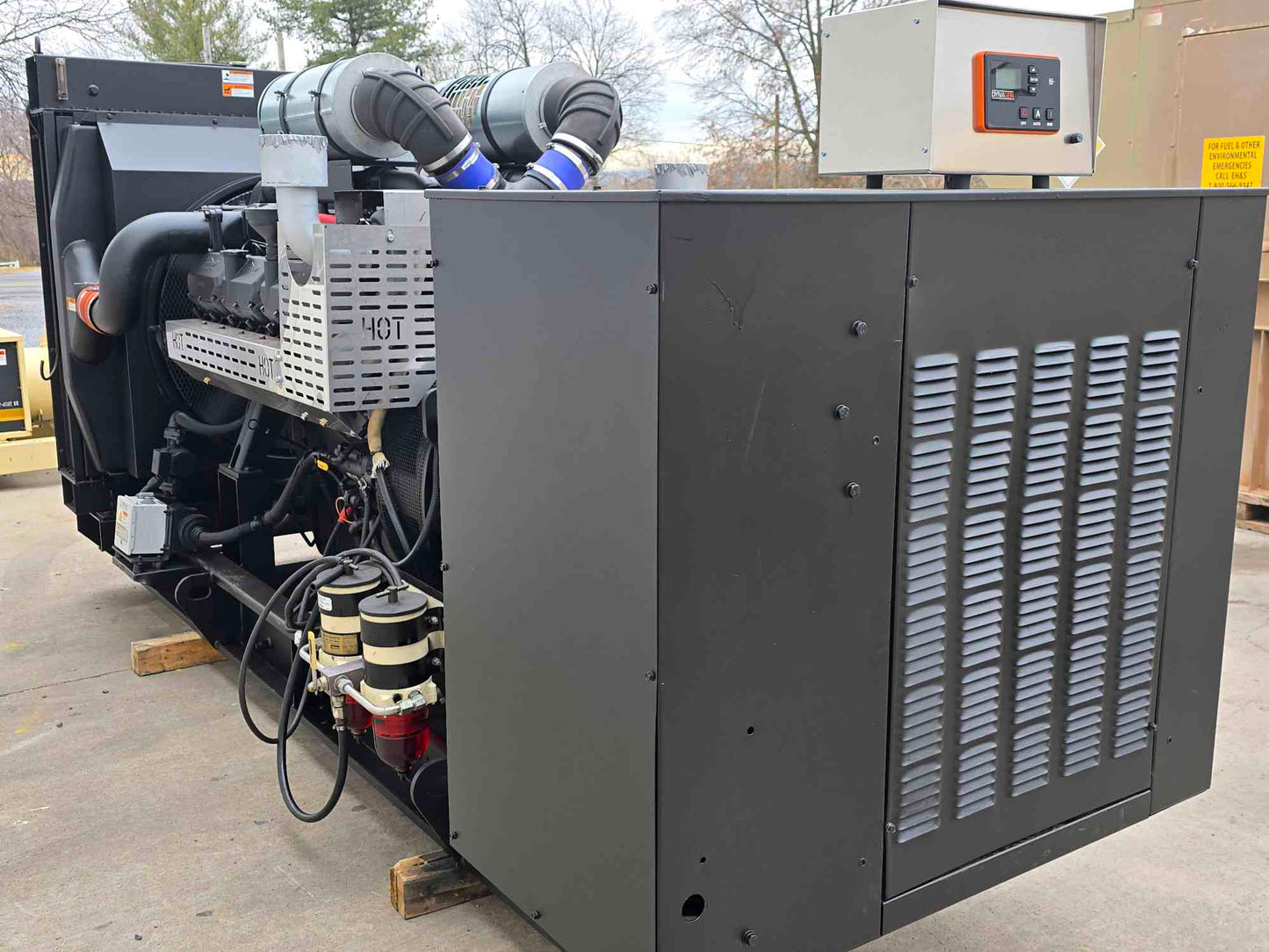 600KW Generac V12 Doosan Diesel Generator 3PH 277/480 '10 960Hrs TESTED