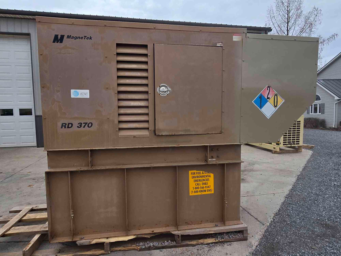 30KW Magnetek Perkins RD370 Diesel Generator 1&3PH '98 1115Hrs TESTED
