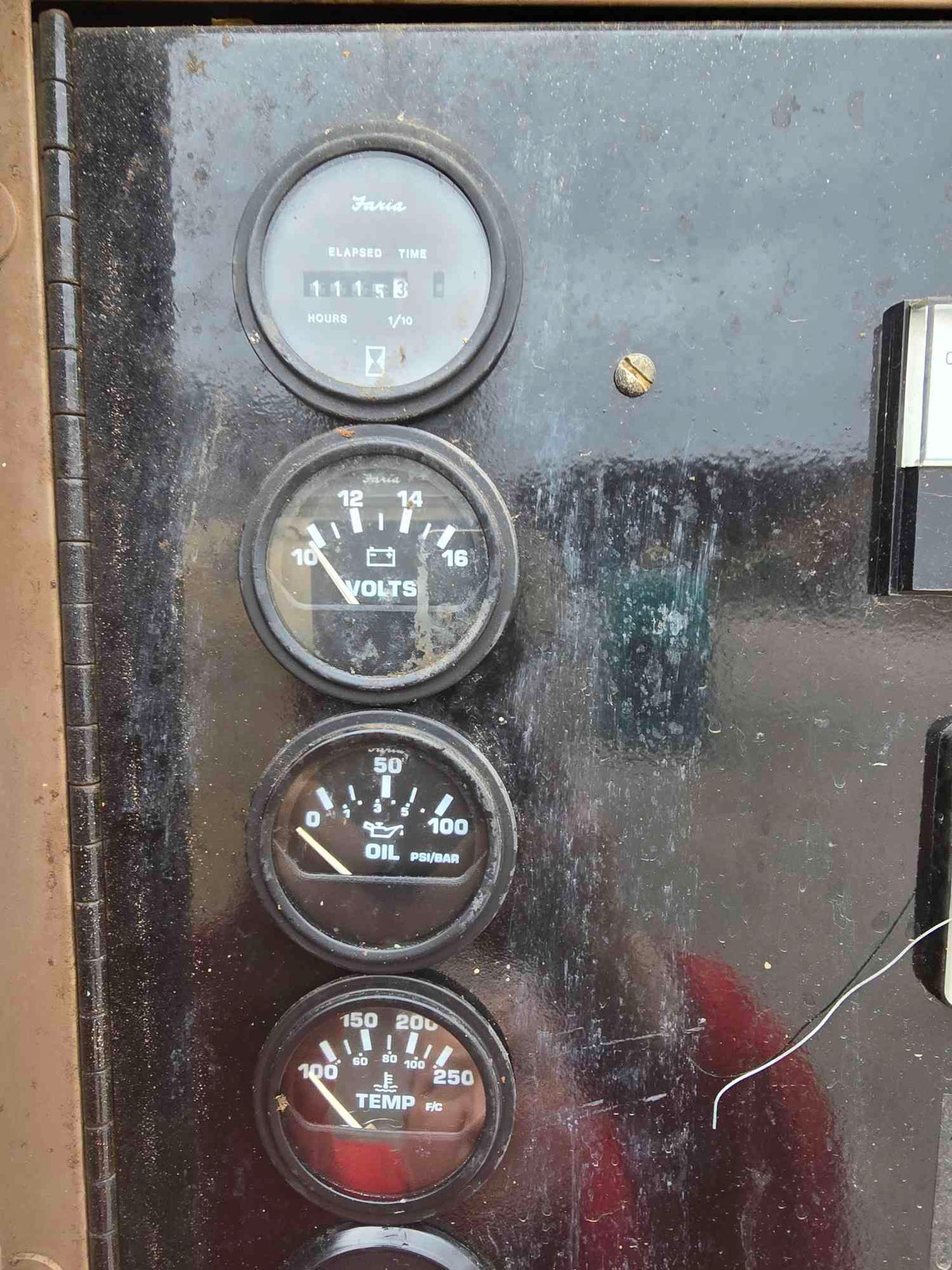 30KW Magnetek Perkins RD370 Diesel Generator 1&3PH '98 1115Hrs TESTED