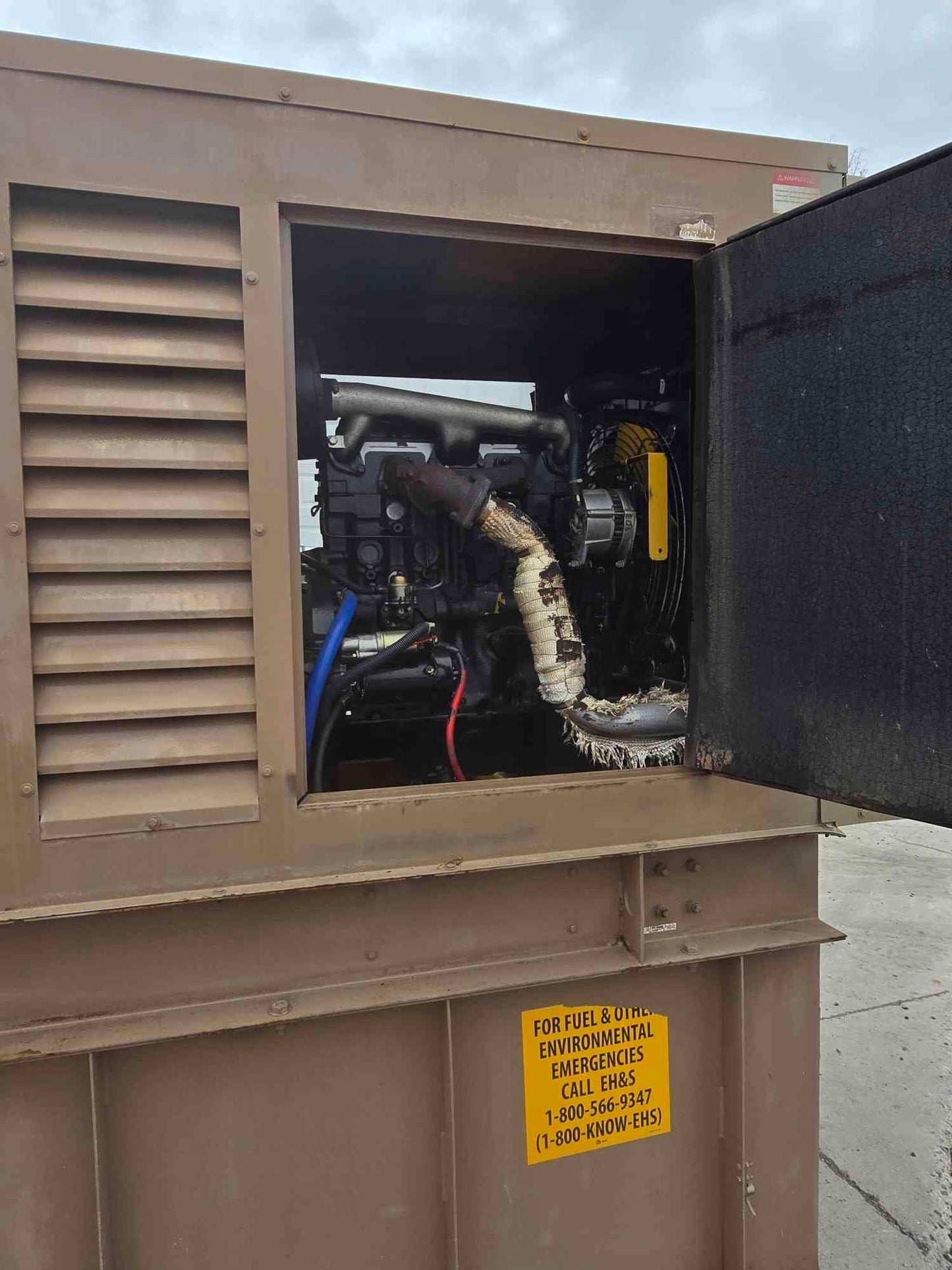 30KW Magnetek Perkins RD370 Diesel Generator 1&3PH '98 1115Hrs TESTED