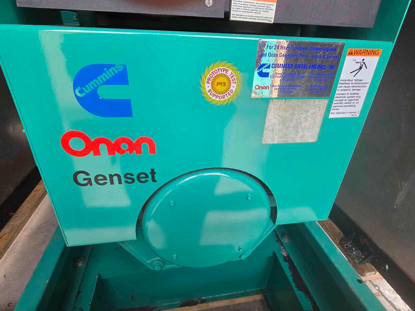 125KW Cummins Onan Generator 125DGEA Diesel 1&3PH '93 1575Hrs TESTED