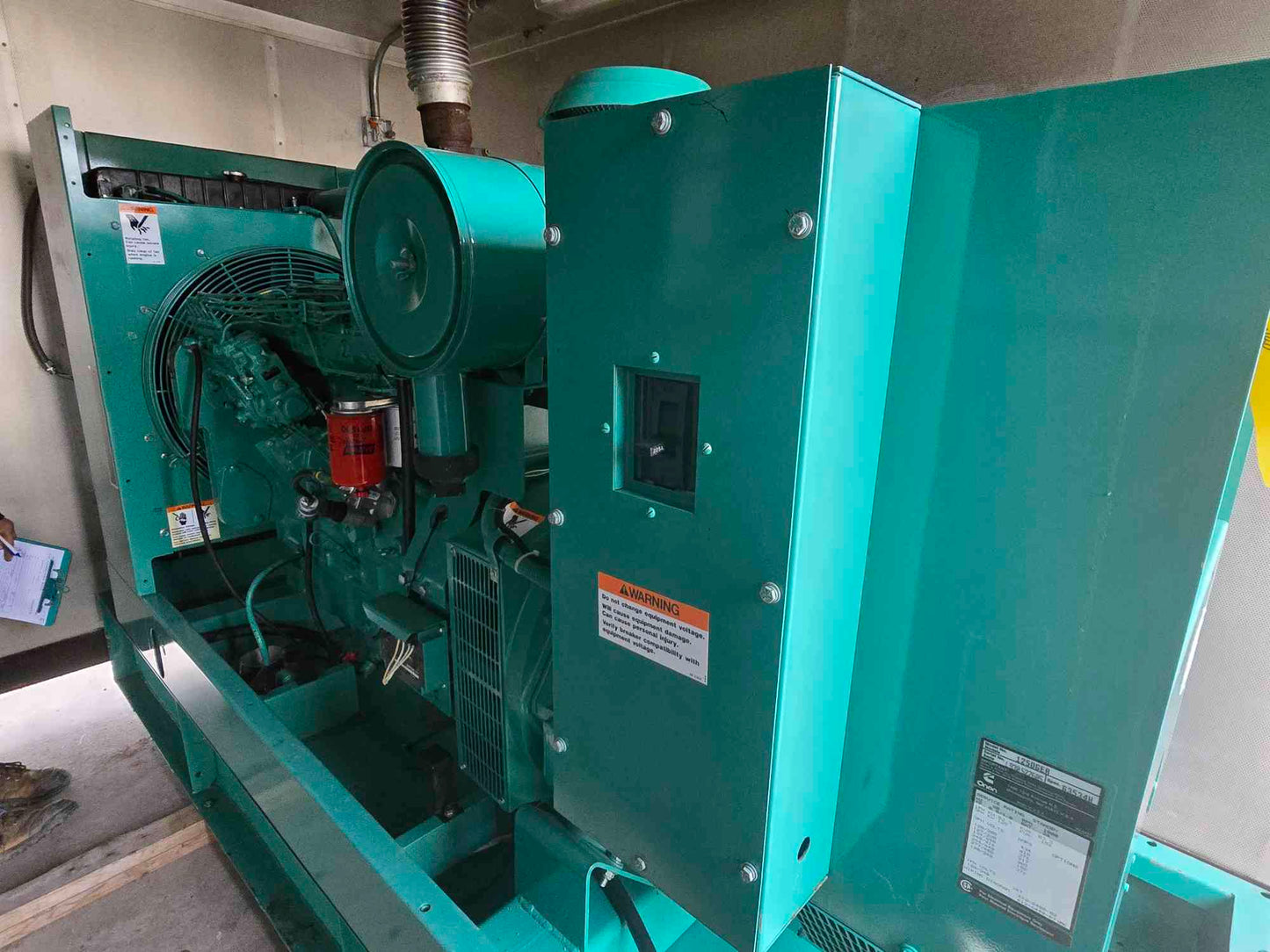 125KW Cummins Onan Generator 125DGEA Diesel 1&3PH '93 1575Hrs TESTED