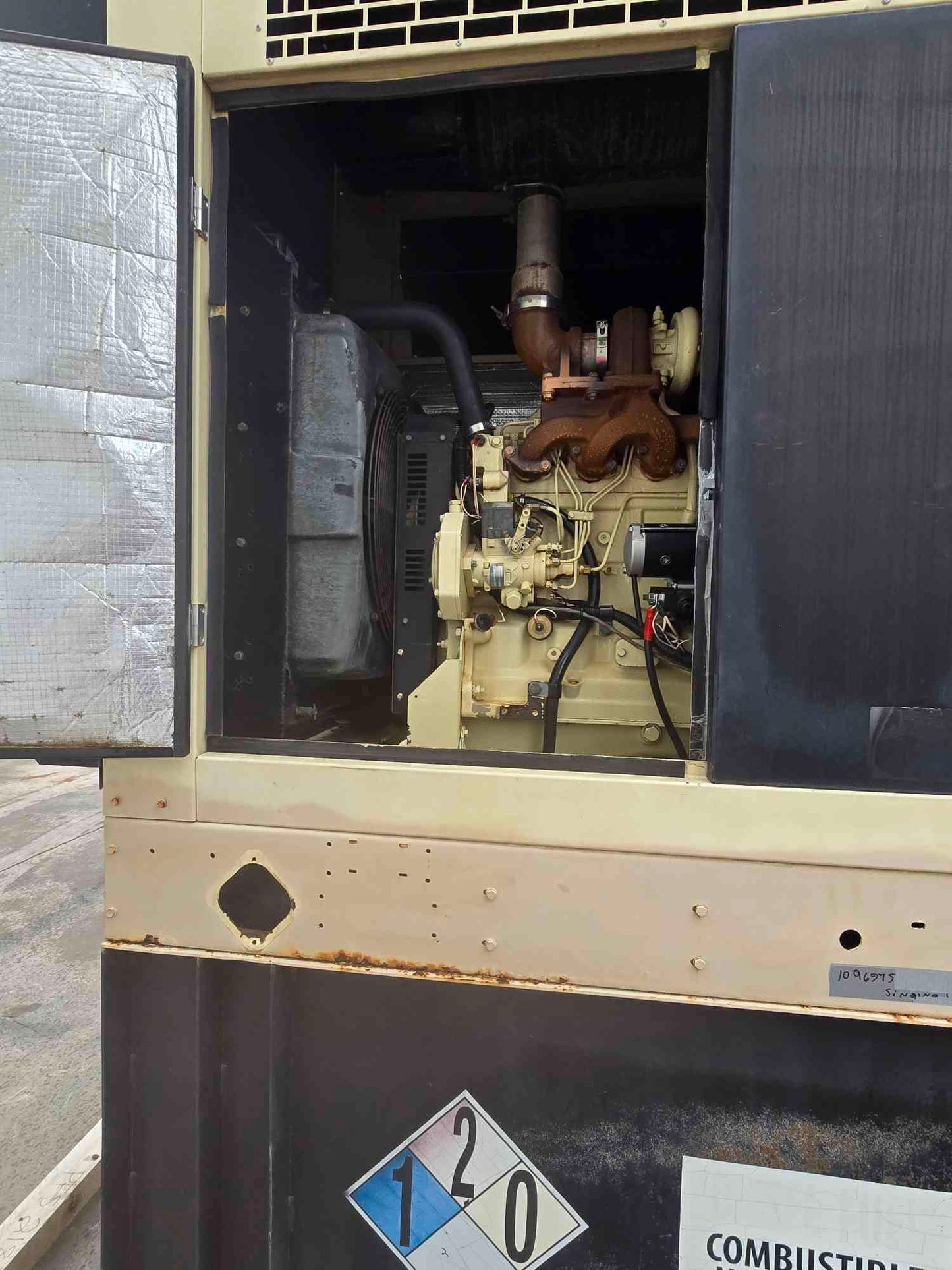 58KW 60KW Kohler 60RE02JB John Deere Diesel Generator '05 1213HR