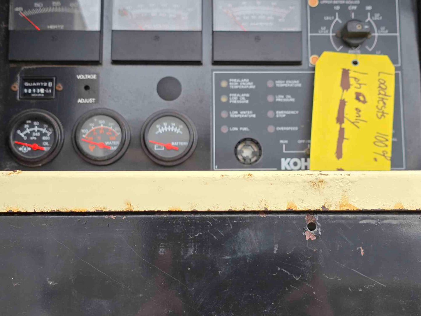 58KW 60KW Kohler 60RE02JB John Deere Diesel Generator '05 1213HR