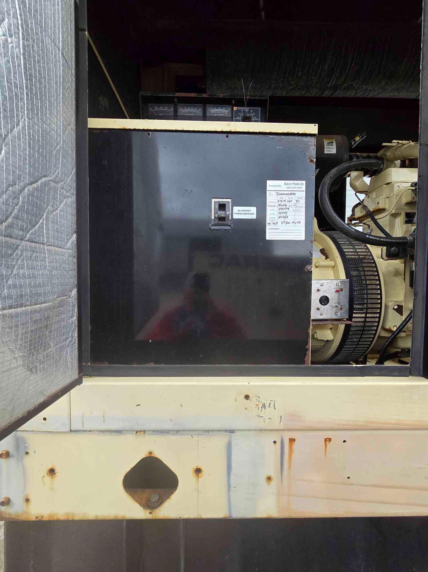 58KW 60KW Kohler 60RE02JB John Deere Diesel Generator '05 1213HR