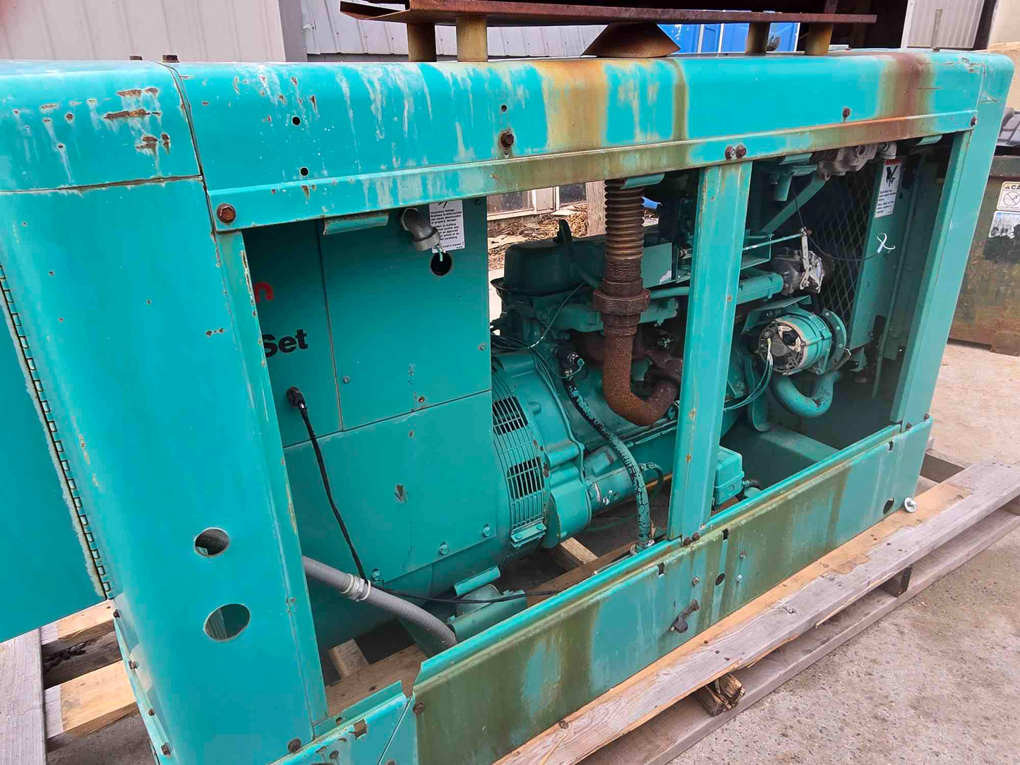 30KW Onan 30EKL28822S Nat Gas LP Generator 1PH '90 894Hrs TESTED