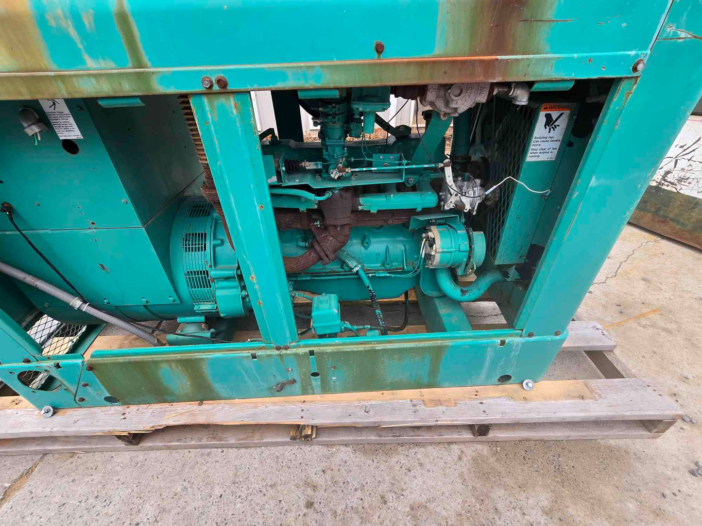 30KW Onan 30EKL28822S Nat Gas LP Generator 1PH '90 894Hrs TESTED