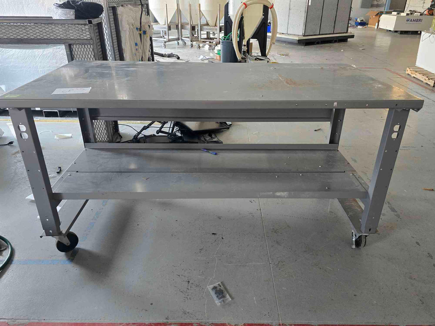 6' Stainless Steel Rolling Table