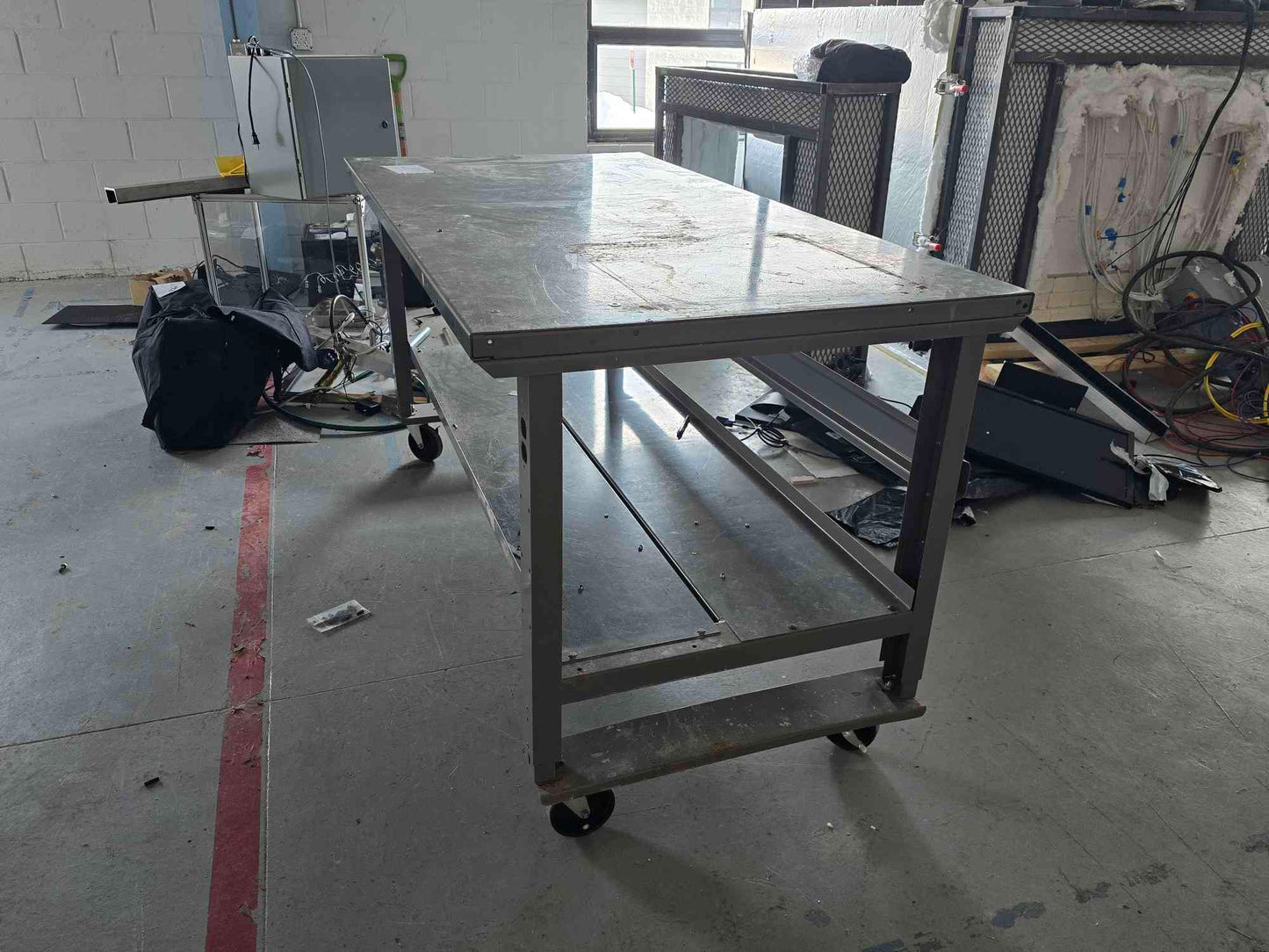 6' Stainless Steel Rolling Table