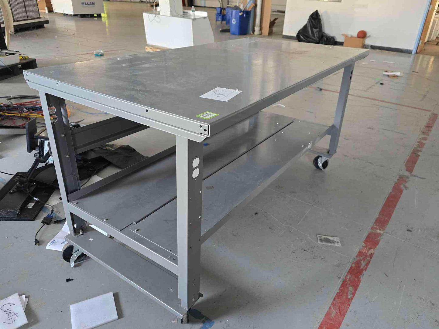6' Stainless Steel Rolling Table